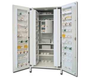 Armadio porta farmaci con tesoretto